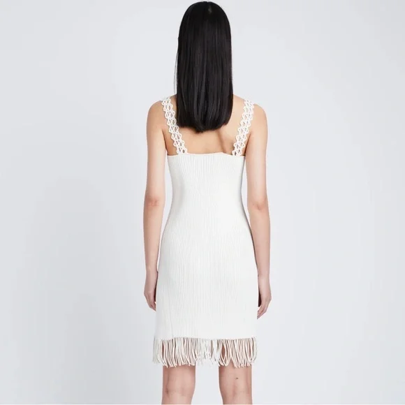 NEW PROENZA SCHOULER WHITE RIBBED MINI DRESS - Picture 7 of 12